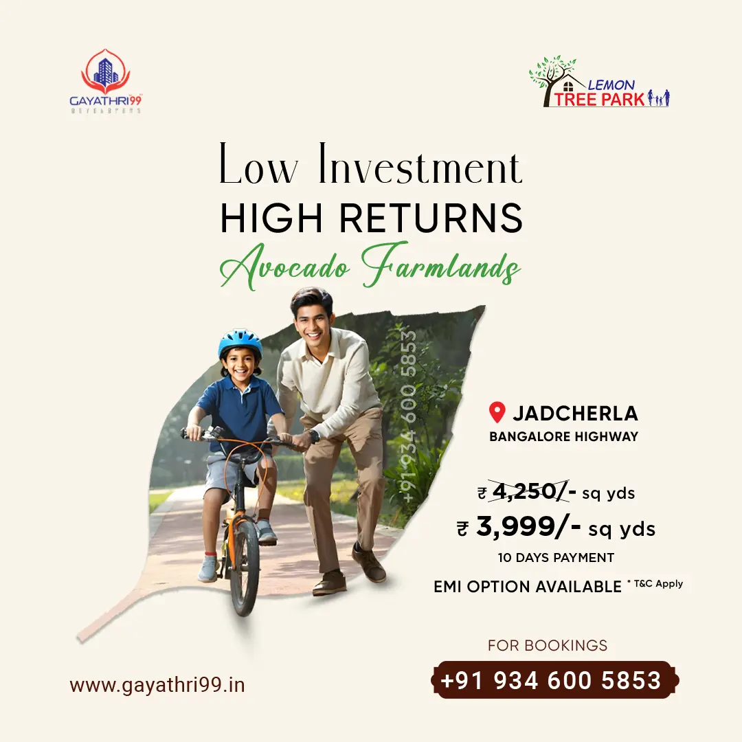 Agriculture Farmlands for sale on Bangalore Highway