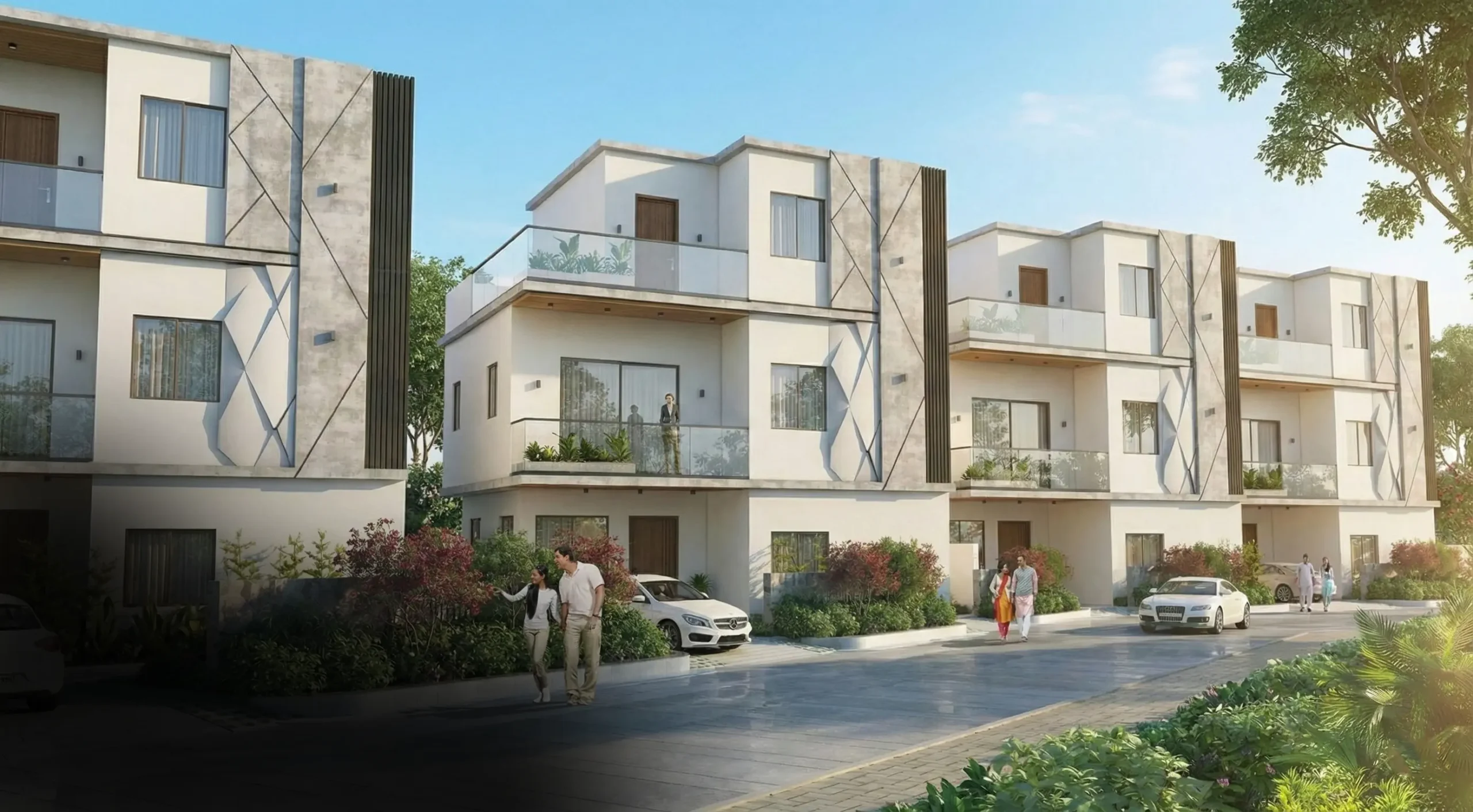 Modern luxury villa design at Celestia Villas Patancheru